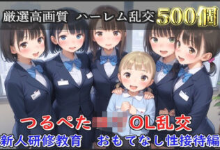 【新作価格】【豪華特典あり】つるぺたOLロリハーレム乱交 新人研修教育 おもてなし性接待編【500個】【無料試聴】 19 d 608116pl