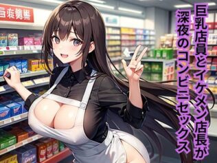 巨乳店員とイケメン店長が深夜のコンビニセックス【無料試聴】 16 d 624900pl