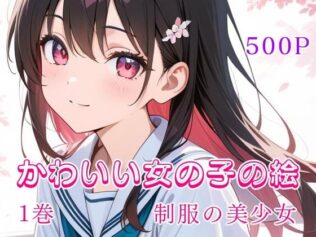 かわいい女の子の絵 1巻 制服の美少女【無料試聴】 44 d 634022pl