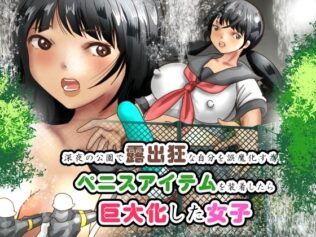 深夜の公園で露出狂な自分を誤魔化す為にペニスアイテムを装着したら巨大化した女子【無料試聴】 16 d 608769pl