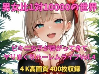男女比1対10000の世界 ビキニ女子とセックスし放題でちんぽが乾く暇もないヤリ放題ハーレムライフ!!Vol.4【無料試聴】 15 d 650852pl