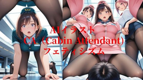 AIイラスト CA(キャビンアテンダント)フェティシズム【無料試聴】 27 d 685002pl