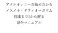アナルオナニーの始め方から メスイキ・ドライオーガズム 到達まで1から解る 完全マニュアル【無料試聴】 40 d 666175pl